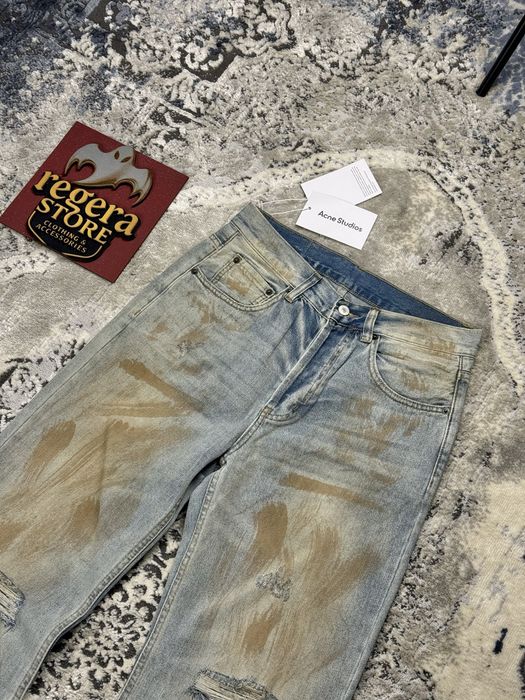 Джинсы Acne Studios bootcut relaxed fit jeans 2021 акне студио flared
