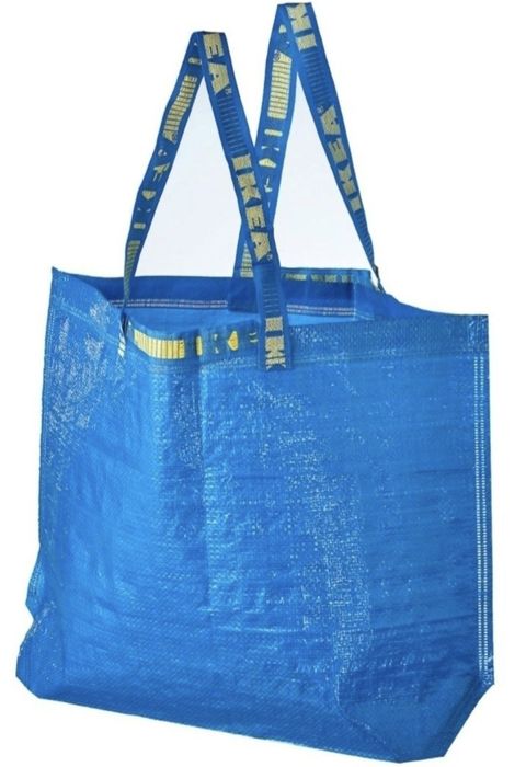 1zł Wysyłka Pakowna torba ikea 2sztuki na zakupy 36l NOWE
