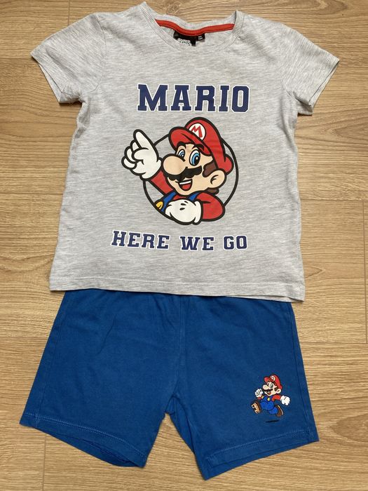Piżamka z motywem Mario dla chłopca