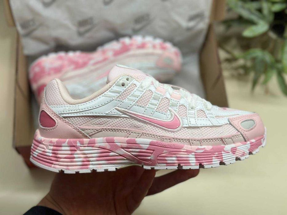 Новинка!!! Nike Р-6000 Custom Pink преміум якість топ р36-41