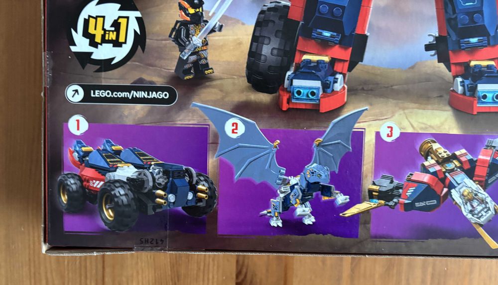 Lego – 71834 Ninjago Zane’s Ultra Combiner Mech (Novo e Selado)