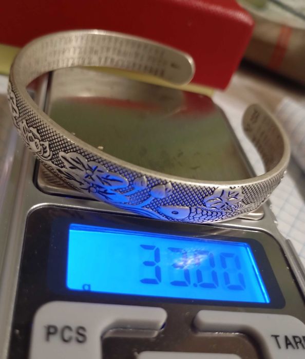 Браслет  срібний 999п