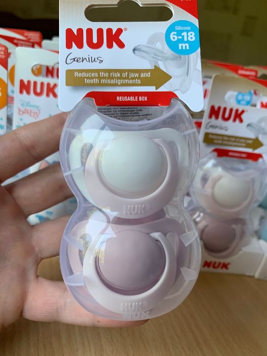 Соска пустушка NUK Silicone Latex Disney baby 0-6-18 месяцев