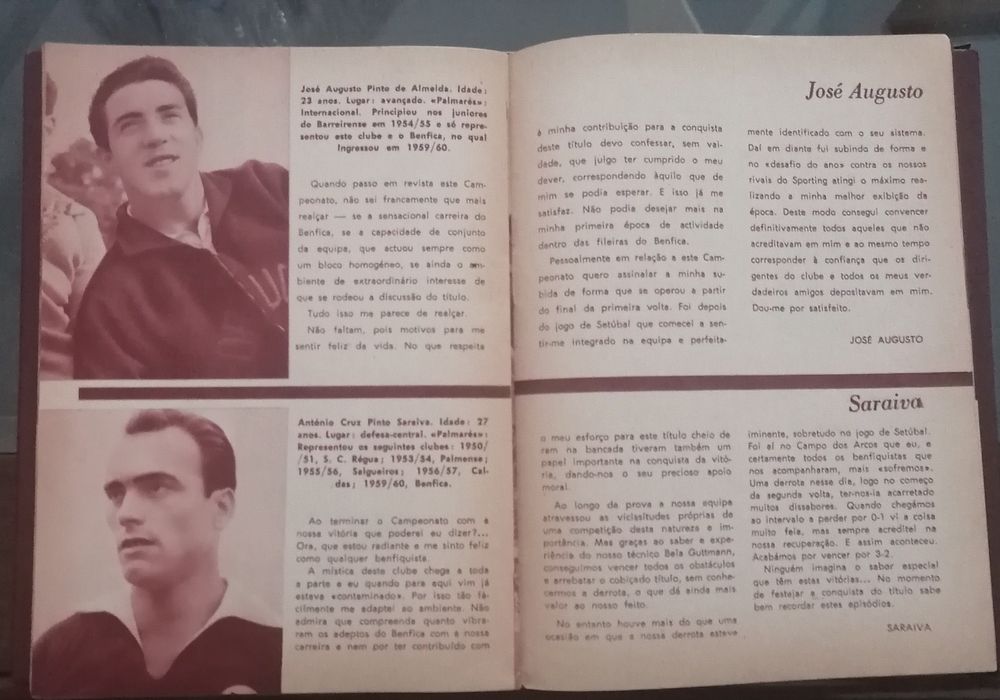 Material do Benfica antigo