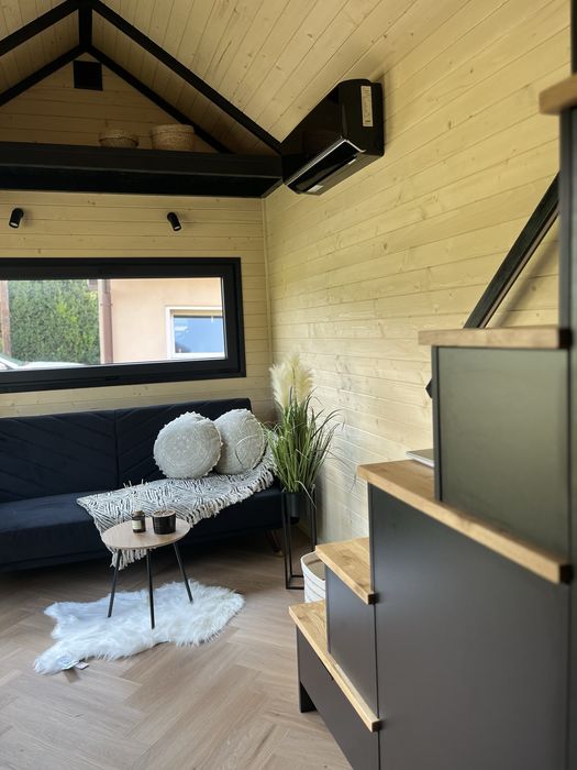 Domek Tiny House Mobilny Letniskowy Całoroczny Działka Wynajem