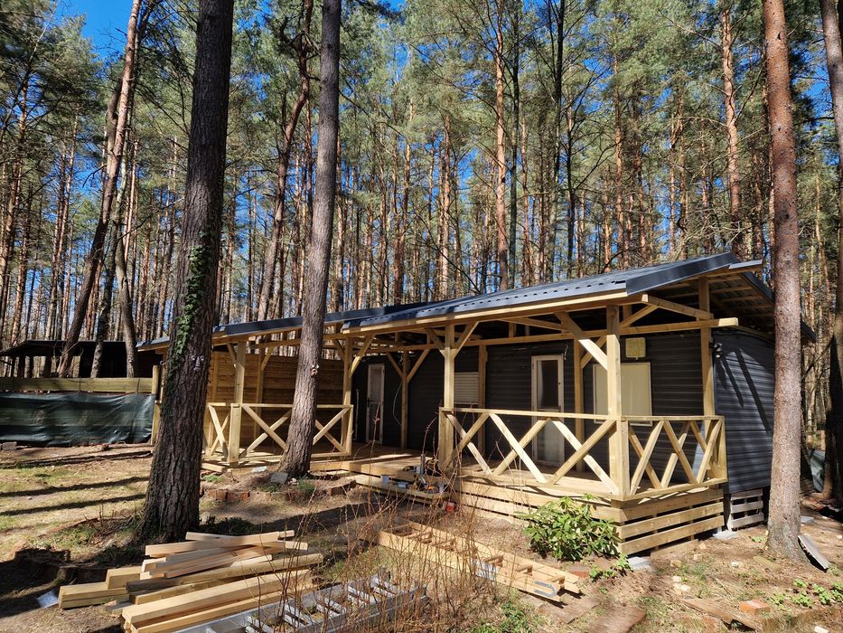 Taras drewniany , pergola , zadaszenie , wiata , garaż