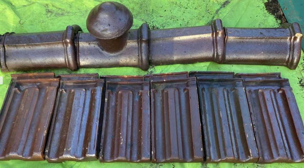 Dachówka ceramiczna + gąsiory Kodersdorf historyczna