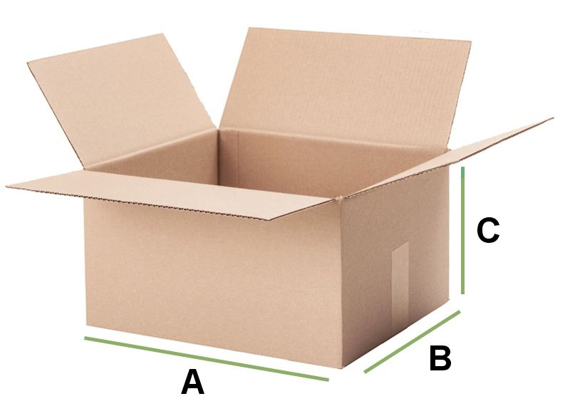 Karton używany 350x255x180mm, plastikowy, mocny, pudełko, paczkomat