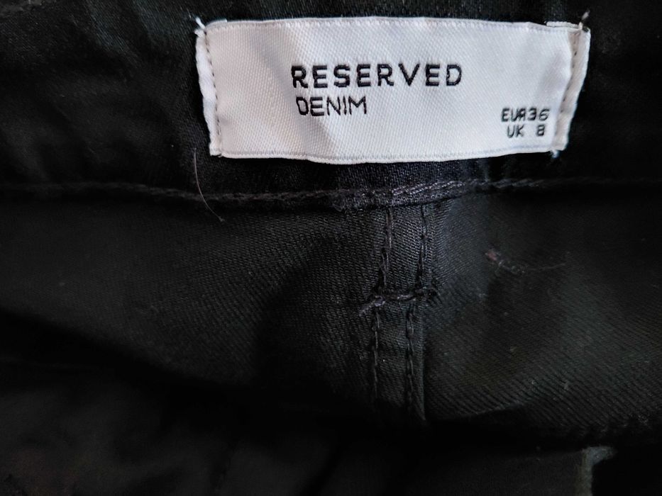 Reserved Jeansy Czarne NOWE 36