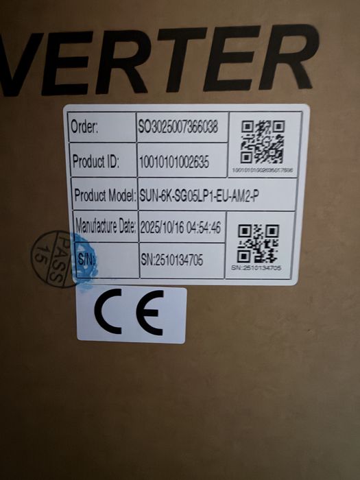 6, 8, 12, 15,16кВт Інвертор Deye , АКБ, SUN-6K-SG05LP1-EU-AM2,