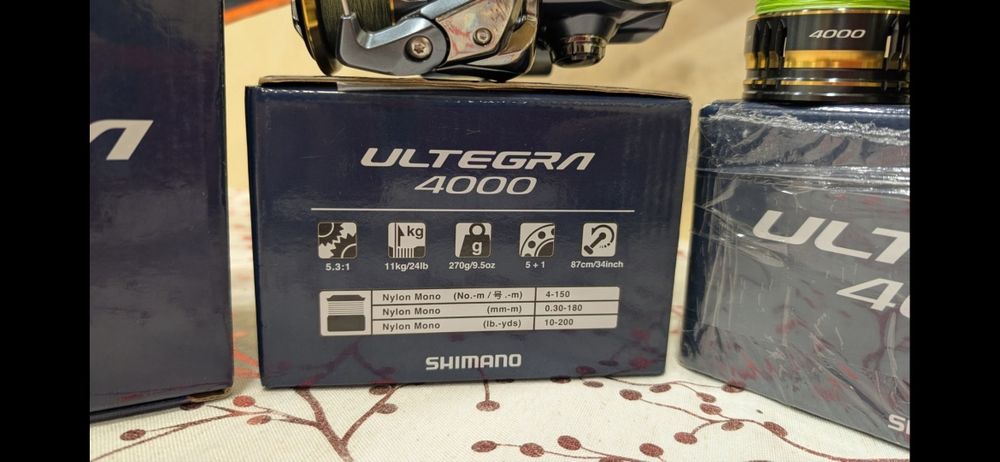 Катушки Shimano ultegra 4000 Daiwa Prorex MQ lt 4000D-C