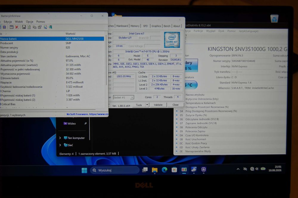 Laptop Dell latitude 7370