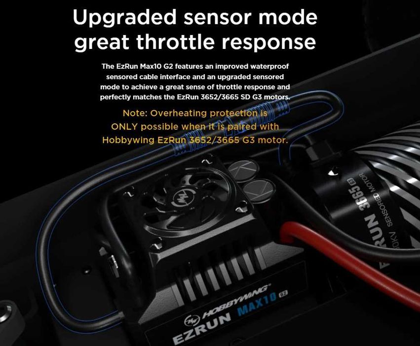 RC Variador motor brushless Hobbywing MAX10 -NOVO-