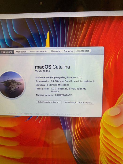 MacBook Pro i7 with 8 GB RAM and 15-inch Display (Damaged)64551914483331123