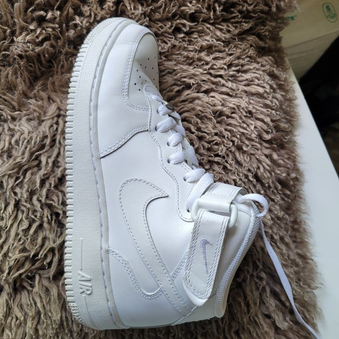 Nike air force 1 sneakersy wysokie 40 białe