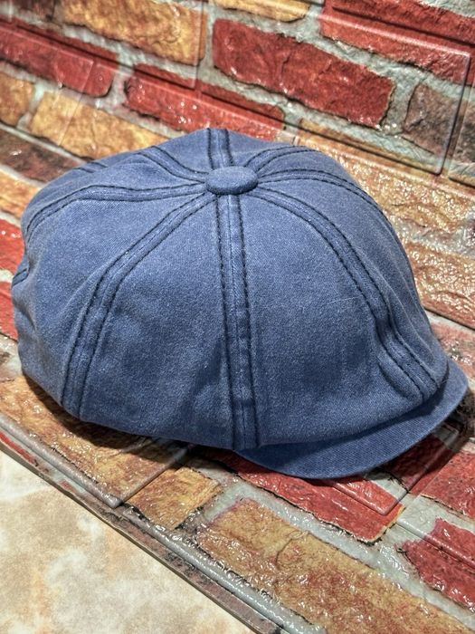 Синя кепка-восьмиклинка Stetson, 100% бавовна