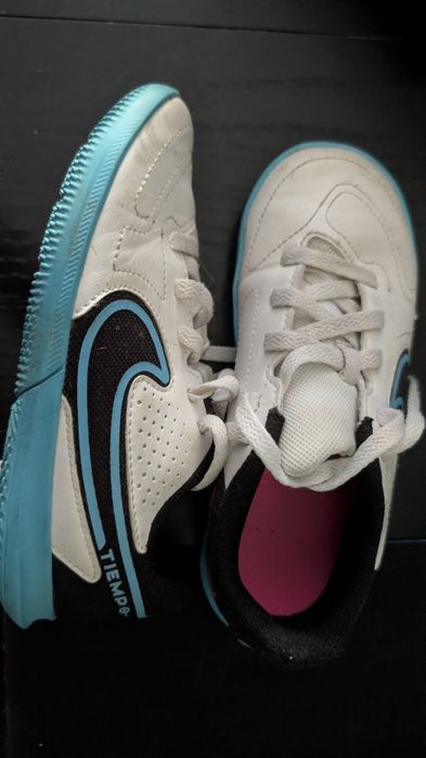 Ténis Futsal Nike Tiempo Legend 9 Club IC Junior - tamanho 30
