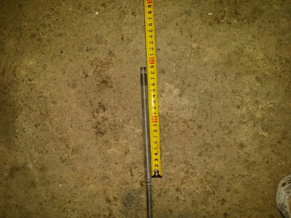 Varões em inox com rosca m10