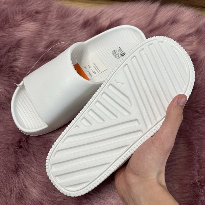 Шльопки Nike Calm Slide White p.39-45