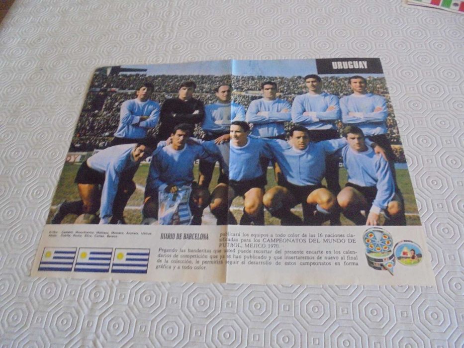 Posters (24X32) de Seleções de Futebol no Mundial do México de 1970