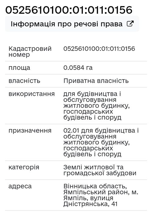 Земельна ділянка в центрі міста