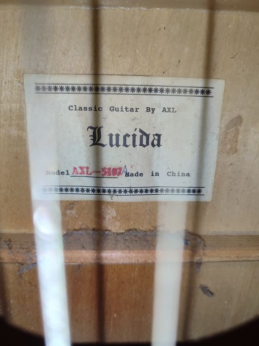 Guitarra lúcida axl-5107