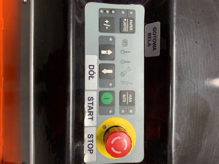 Belownica prasa do makulatury folii Orwak 3115 !Wiązanie krzyżowe!230v