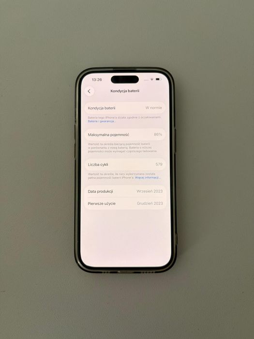 iPhone 15 256GB używany