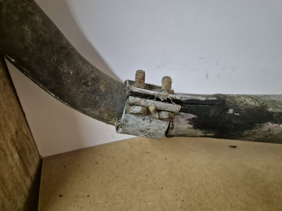 Wydech kolanko mocowanie nakretka cylindra mz etz 250