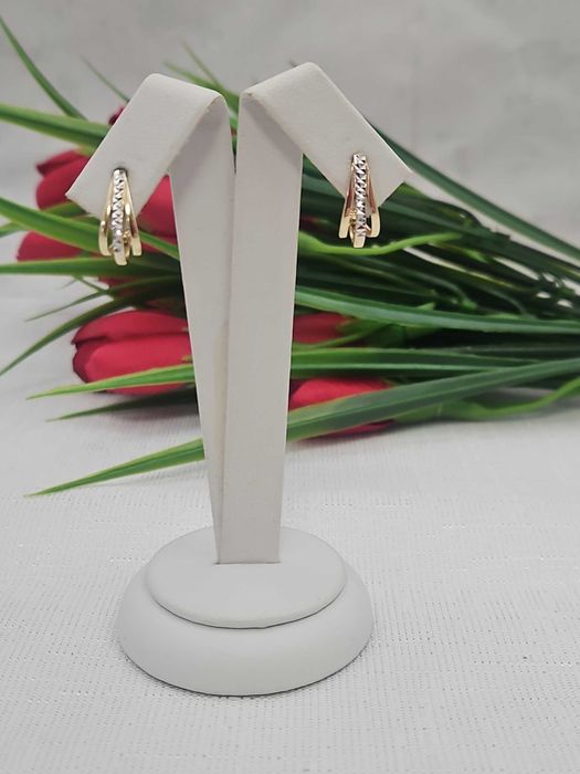 złote kolczyki 2,39g  585