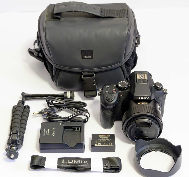 Panasonic Lumix FZ1000 + oferta 2 mini-tripés + bolsa transporte