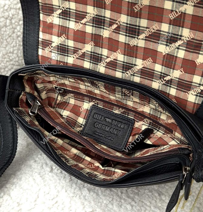 Кожаная сумка Hill Burry 3094. Германия. Натуральна шкіра