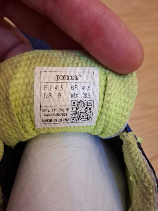 Мужские футзалки JOMA DRIBLING, модель DRIS2504IN, 41 размер.