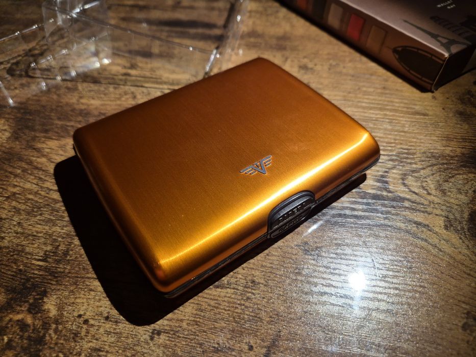 TruVirtu - Portfel Aluminiowy - Pomarańczowy