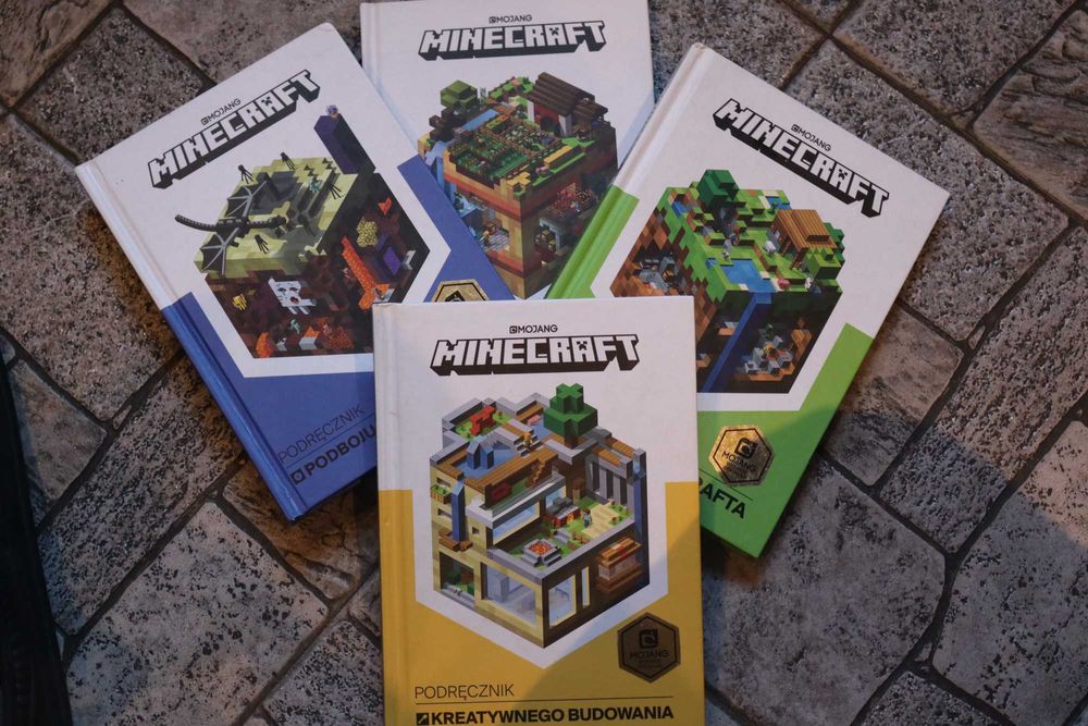 Książki - Poradniki Minecraft (wydanie oficjalne MOJANG)