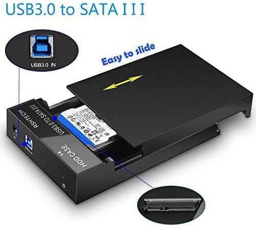 RSHTECH Obudowa Usb 3.0 Sata 2,5'' 3,5'' HDD SSD 16TB