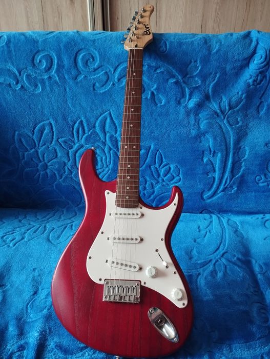 Gitara elektryczna Cort G100 OPCB + Stroik i Kabel USB 3,2m