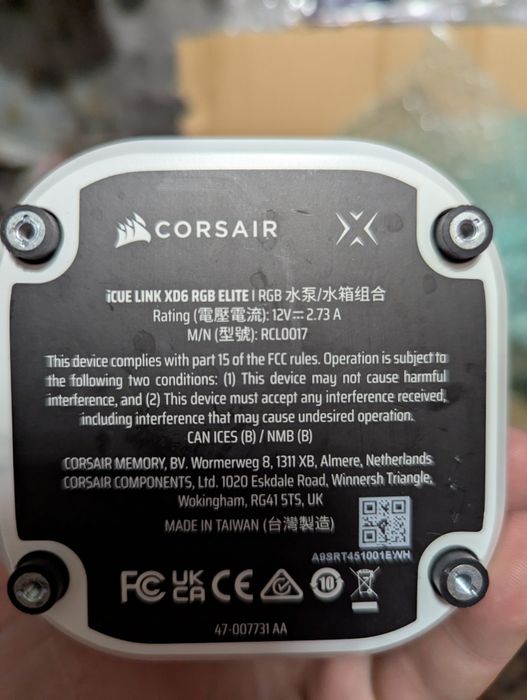 Кастомные помпы Corsair iCUE LINK XD5 RGB ELITE (стандарт + LCD)
