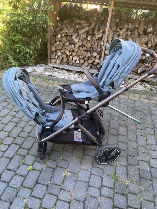 Wózek dla bliźniaków lub rok po roku Cybex Gazelle komplet