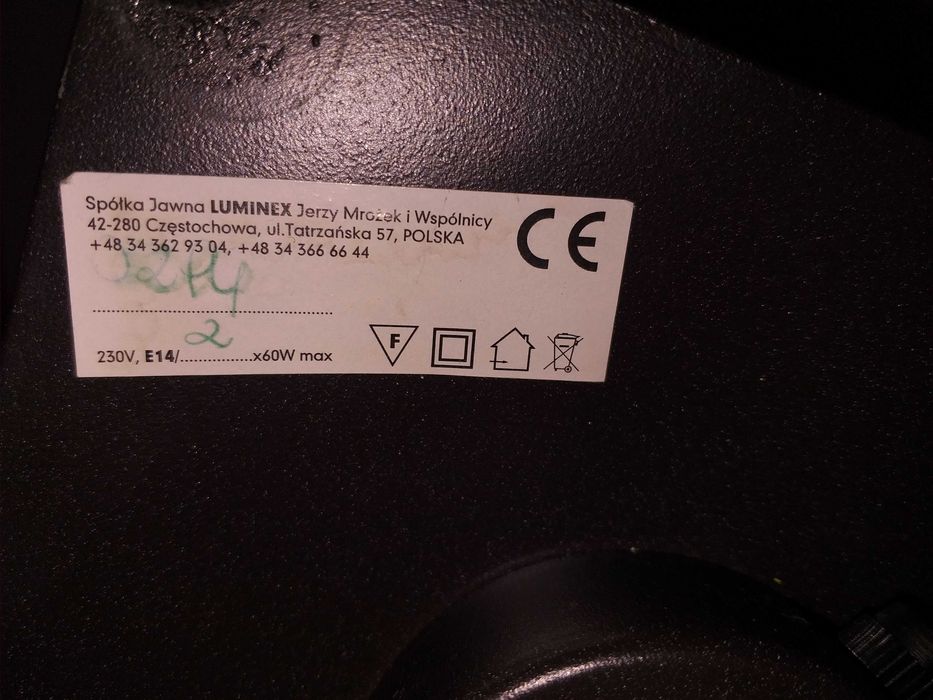 Lampa wisząca i biurkowa