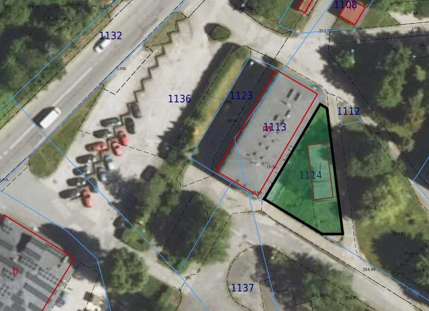 Działka inwestycyjna 3,65 ar w centrum osiedla | Trzebinia