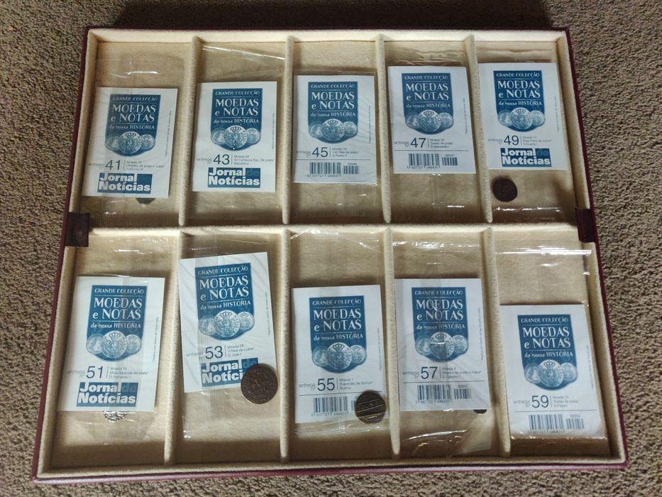 Coleção de moedas JN