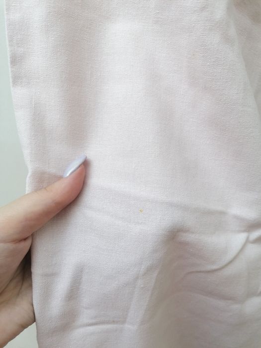 Calças Rosa de Tecido Fresco