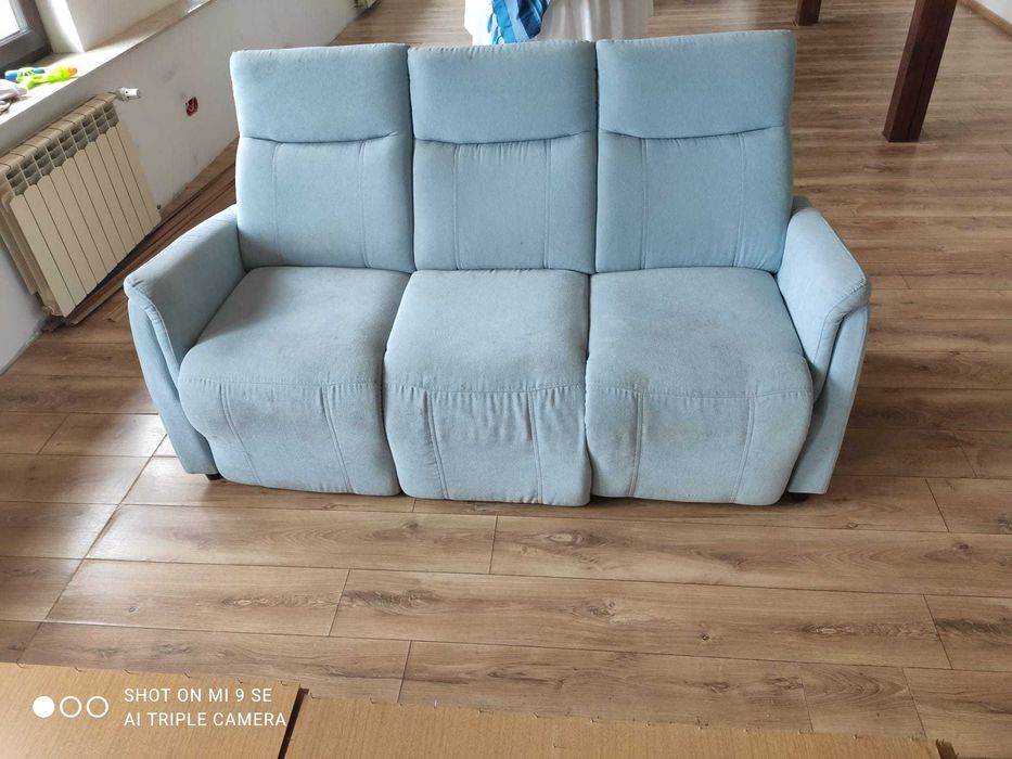 Kanapa z funkcją spania + 2 fotele rozkładane