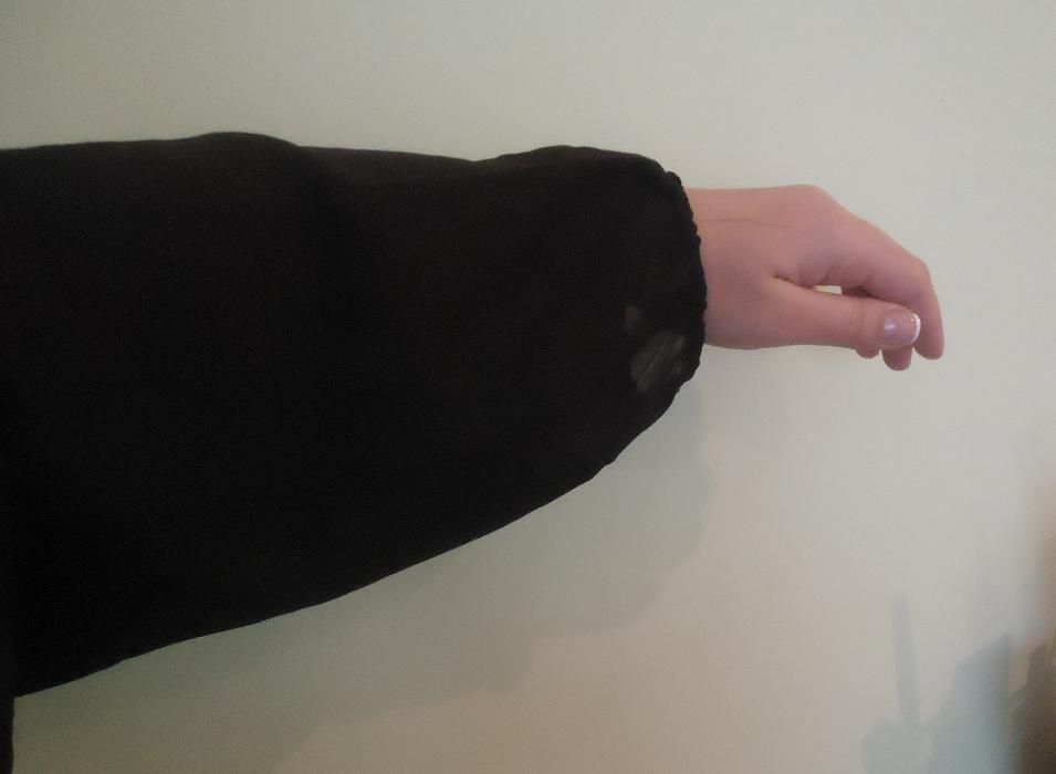 коричневая шифоновая блузка 62 размер