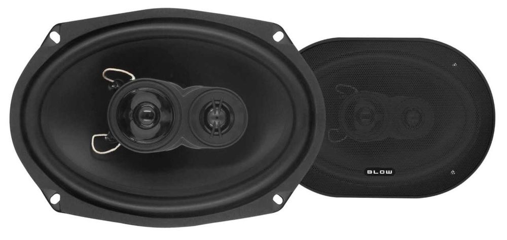 Głośniki samochodowe trójdrożne Moc 250W Blow 6x9'' 2szt Komplet 6x9