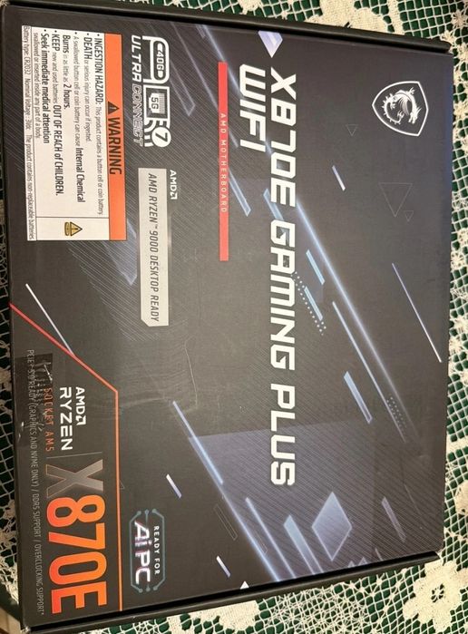 Motherboard MSI X870E gaming plus wifi