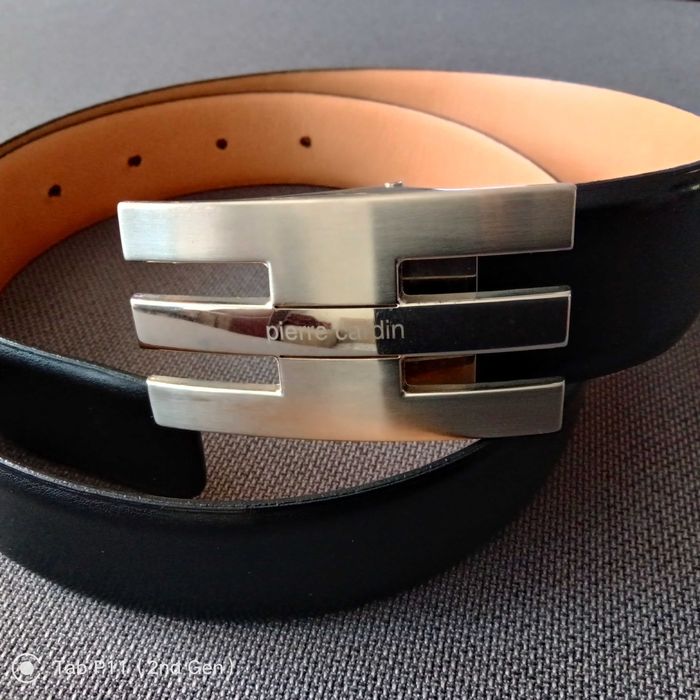 Pasek męski Pierre Cardin kolor czarny