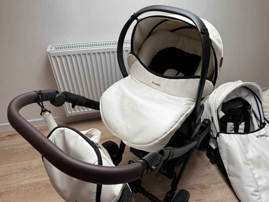 Wózek 3w1 Gondola, Spacerówka, Fotelik samochodwy Verdi Sonic