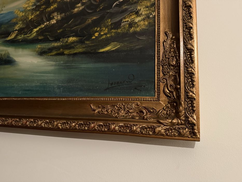 Quadro pintura a oleo